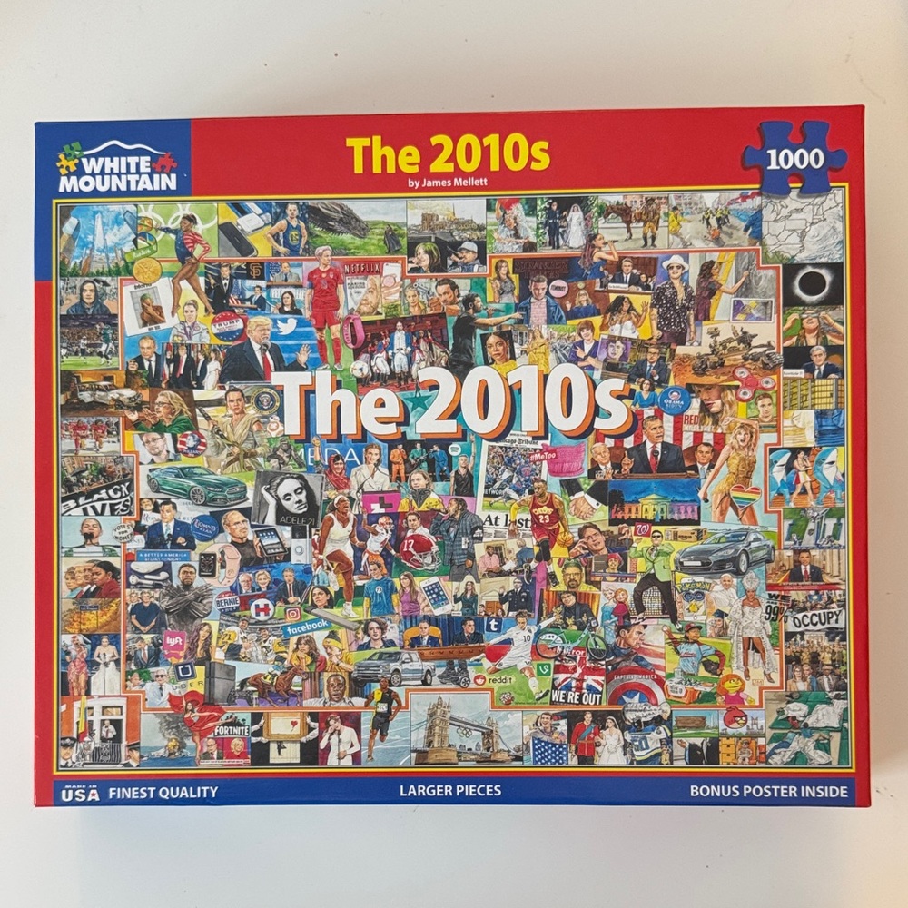 White Mountain The 2010s Jigsaw Puzzle COMPLETE